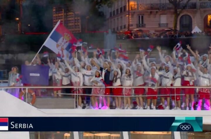 Trenutak za istoriju! Srpska zastava vijori se Parizom! Dušan i Maja očarali naciju!