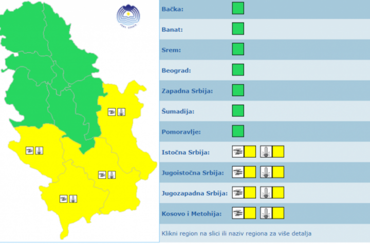 UJUTRU ZIMA, U PODNE PROLEĆE! Sunčan dan u Srbiji, samo u OVIM krajevima kiša!