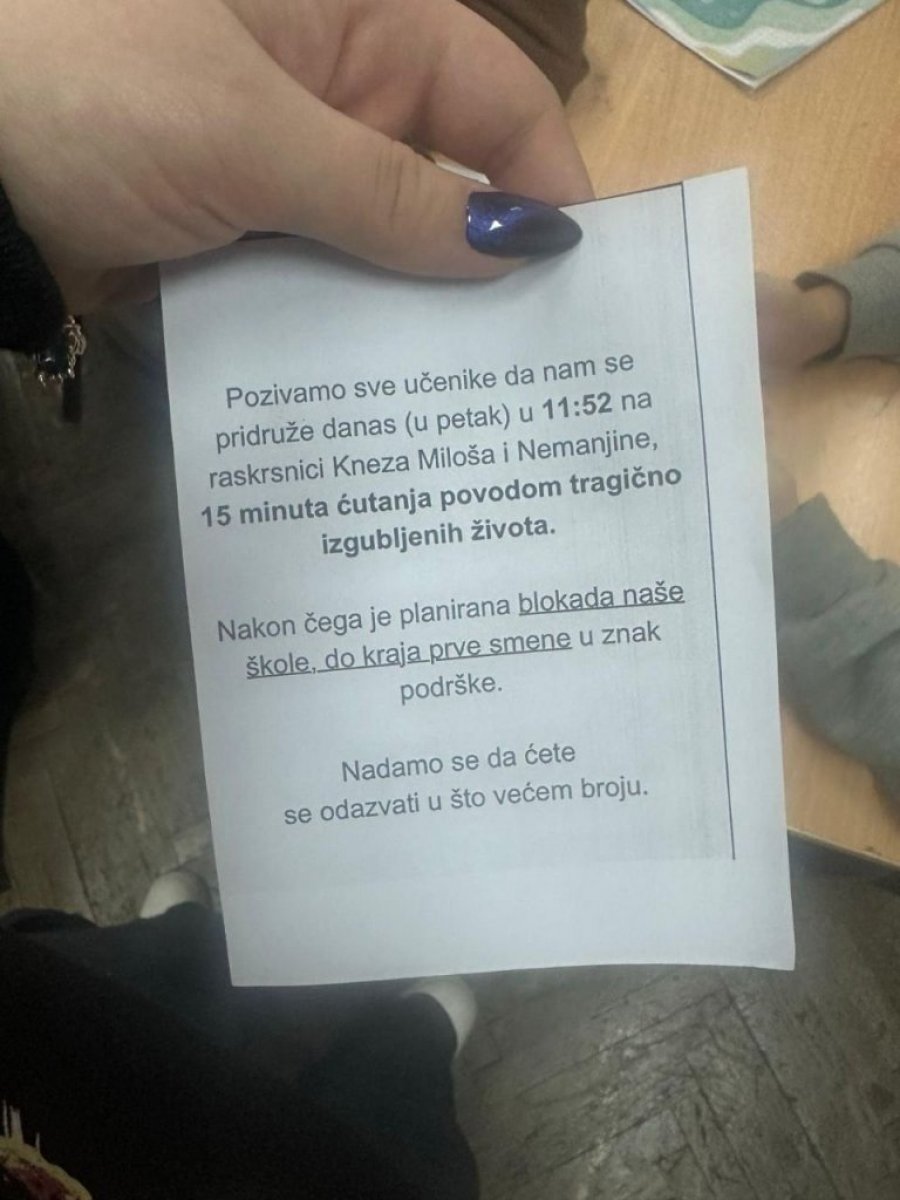 REPUBLIKA SAZNAJE! OVIM FLAJERIMA ĐAKE POZIVAJU NA BLOKADE: Umesto da su u školi, decu izvlače na ulicu da učestvuju na protestima!