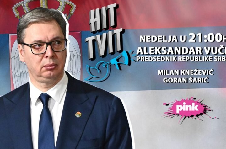 UPRAVO NA TV PINK! PREDSEDNIK SRBIJE GOST 'HIT TVITA' - Vučić zajedno sa ostalim gostima govori o svim aktuelnim temama!