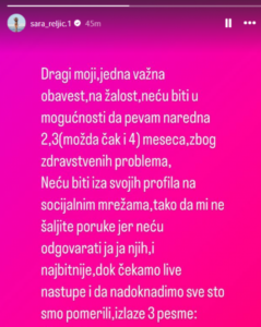 JEZIVA OPROŠTAJNA PORUKA OSVANULA NA PROFILU NAŠE PEVAČICE! Nakon što je ODSTRANILA KANCER I PREŽIVELA SAOBRAĆAJKU, saznala i za ovo!