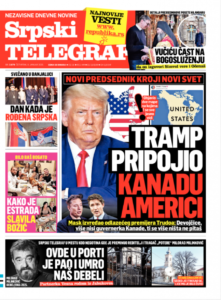 TRAMP CRTA NOVU MAPU SVETA! Kanada je deo Amerike: ČITAJTE U SRPSKOM TELEGRAFU!