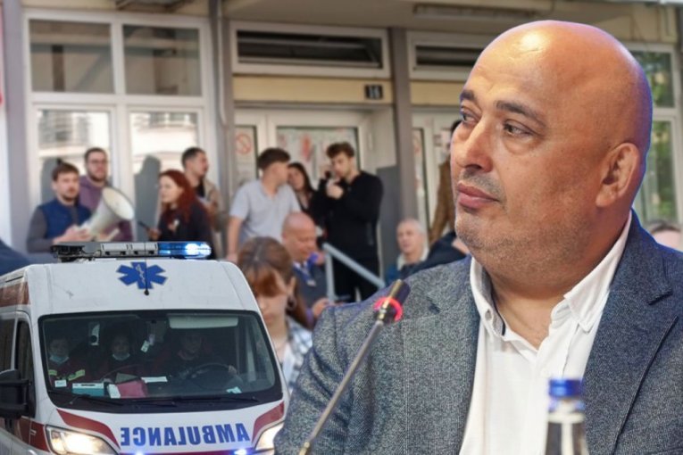 BLOKADERI SU DEMOLIRALI NAŠE VOZILO! Oglasili se iz Hitne pomoći nakon HAOSA ISPRED DIFA!