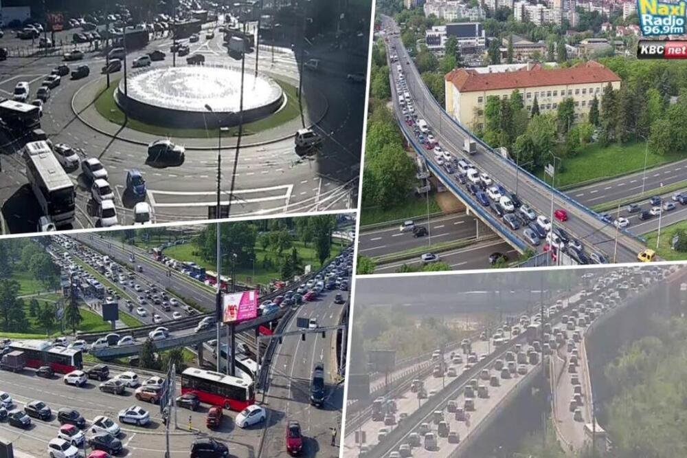 Na Gazeli krkljanac, na Autokomandi vozila jedva da se pomeraju! Na ovoj deonici zabeležena nesvakidašnja scena!