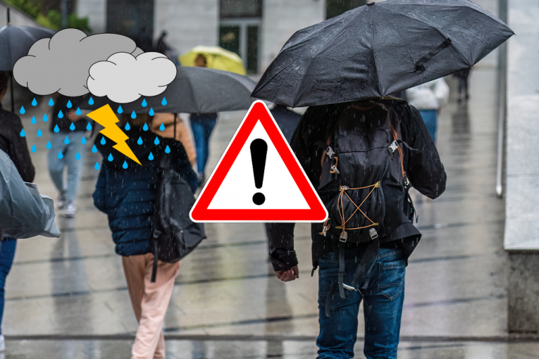 ŠTO PRE ULAZITE U KUĆU! U ovom delu Srbije za samo SAT VREMENA kreće snažna GRMLJAVINA i padavine!