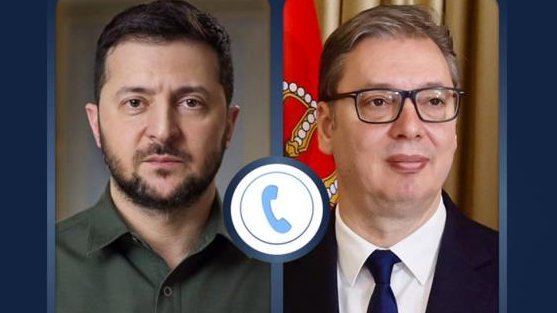 'DOBAR I OTVOREN RAZGOVOR O EVROPSKOM PUTU SRBIJE I UKRAJINE' Predsednik Vučić razgovarao telefonom sa Zelenskim (FOTO)