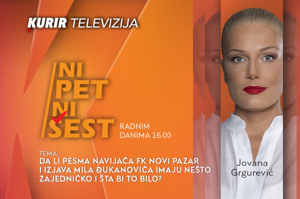 Da li pesma navijača FK Novi Pazar i izjava Mila Đukanovića imaju nešto zajedničko? - ne propustite u “NI 5 NI 6”