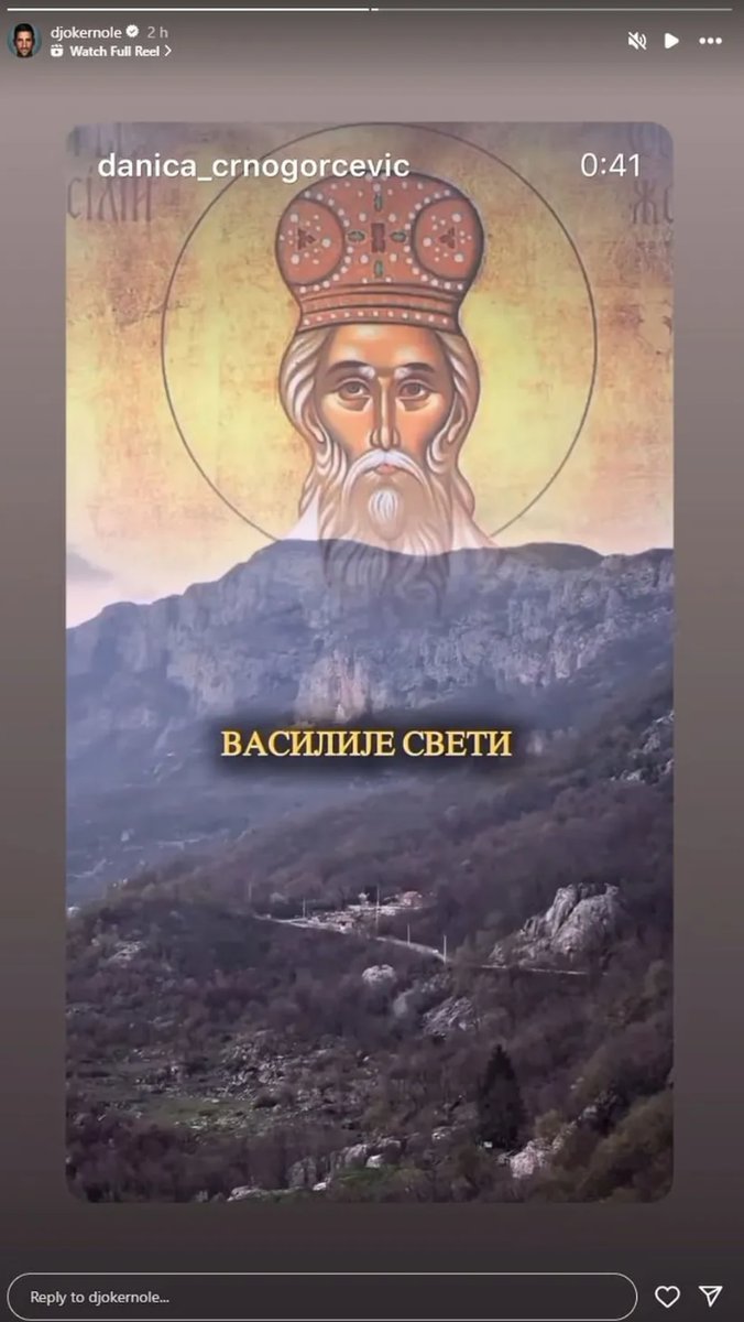 Novak Đoković objavio fotogarfiju Ostroga na veliki praznik: Evo zbog čega je njemu to mesto posebno važno