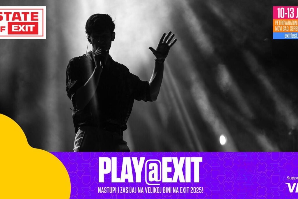 Prijavi se na Play @ EXIT konkurs i zasviraj na 25. izdanju EXIT festivala!