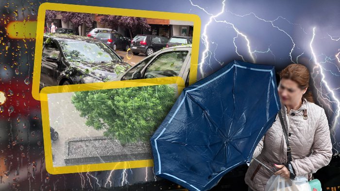 RHMZ IZDAO HITNO UPOZORENJE: U naredna dva sata olujno vreme na području Beograda
