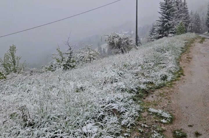 U ovom gradu u Srbiji sneg veje kao decembru: Neverovatne slike šokirale zemlju (FOTO)