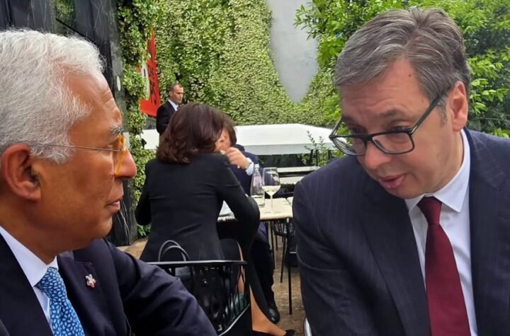 Vučić i Košta na radnom ručku u Tirani: Nastavljamo da radimo zajedno na evropskom putu Srbije