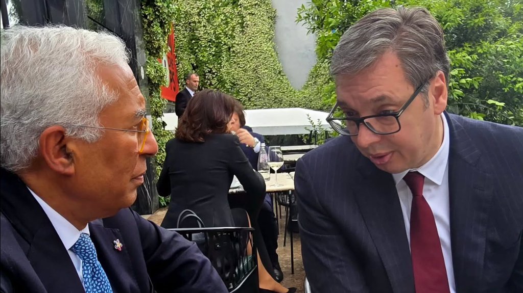 Vučić i Košta na radnom ručku u Tirani: Nastavljamo da radimo zajedno na evropskom putu Srbije