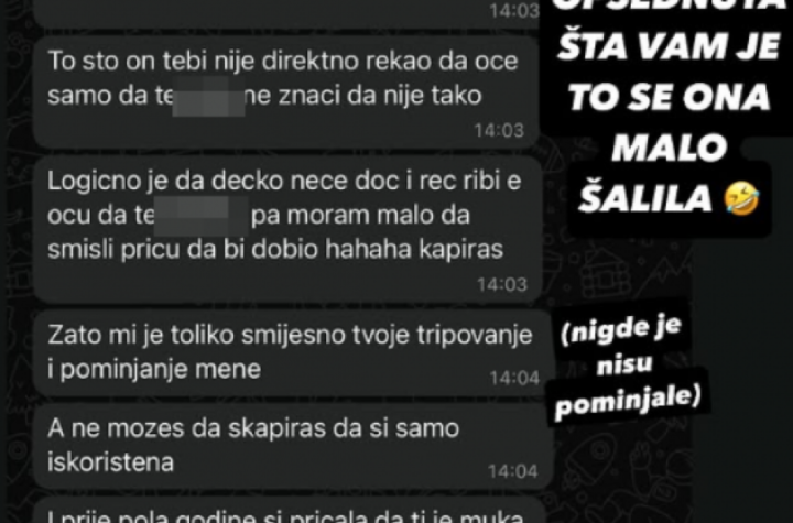 BAKA PRASE NASTAVIO SA DRAMOM! Jutjuber SE PONOVO oglasio i nastavio sa JEFTINIM provokacijama Anje Bla! (FOTO)