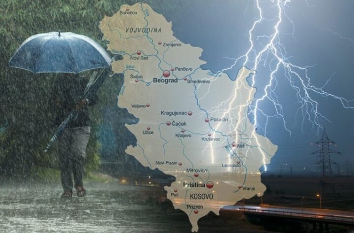 NEVREME STIŽE U DVA GRADA U SRBIJI! Padavine će biti snažne, a onda sledi nešto još gore