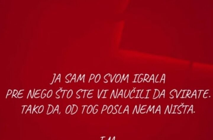 OD TOG POSLA NEMA NIŠTA! Nova BRUTALNA poruka Jovane Jeremić! Da li je ovo upućenu Draganu!?