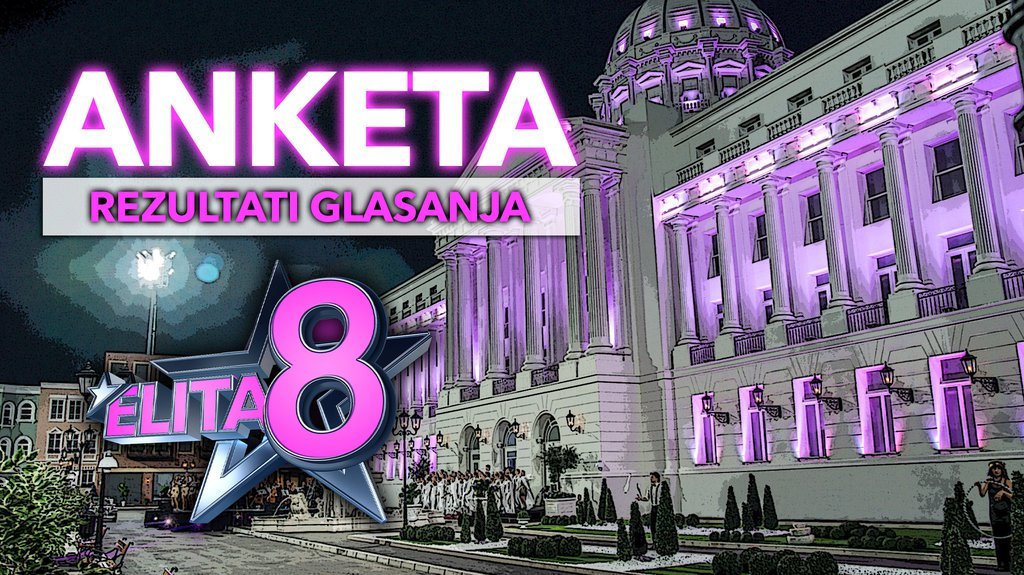 OVAKO STE GLASALI VI: Ovo su rezultati ANKETE! Evo ko su NAJNEULJUDNIJI takmičari Elite 8! (FOTO)