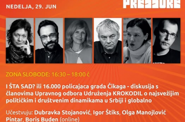 "SRBI SU UVEK IMALI VISOK PROCENAT SMEĆA MEĐU SOBOM": Bedna poruka na festivalu "Krokodil" kao uvod u blokaderski teror na Vidovdan - UDRUŽILI SE SA JEDNIM CILJEM!