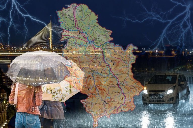 STIŽU PLJUSKOVI SA GRMLJAVINOM! RHMZ UPRAVO OBJAVIO PROGNOZU! Nakon prženja stiže nam POTPUNI VREMENSKI ŠOK!