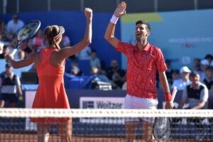 Srbija u transu! Novak Đoković i Olga Danilović igraju dubl