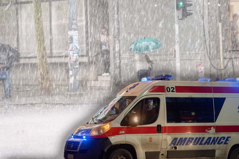 PET OSOBA POVREĐENO ZBOG NEVREMENA U BEOGRADU! Oglasila se Hitna pomoć posle oluje!