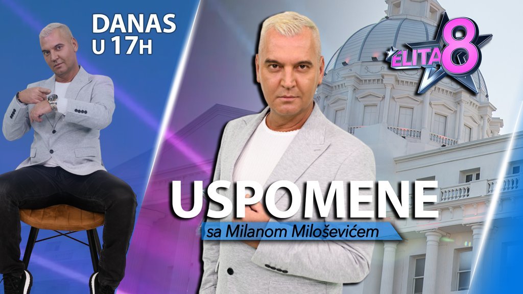 Svi na TV Pink: Milan Milošević ušao u Elitu, sledi nastavak USPOMENA takmičara