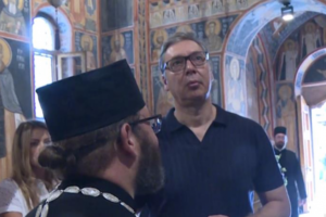 VUČIĆ DANAS OBILAZI RADOVE NA DUNAVSKOM KORIDORU - Predsednik u obilasku manastira Tumane: "NAŠEM NARODU JE VAŽAN MIR"