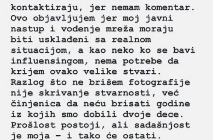 DEFINITIVNO KRAJ! Kristijan i Kristina više nisu zajedno! Spalevička sve OBELODANILA!