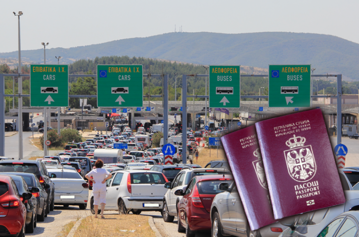 PAKAO NA EVZONIJU OD RANOG JUTRA: Ogromne kolone vozila i na granici između Grčke i Severne Makedonije