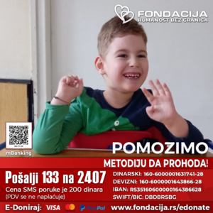 Pomozimo Metodiju slanjem 133 na 2407
