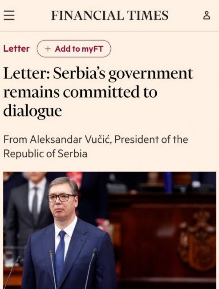 REČI ALEKSANDRA VUČIĆA PROČITAO JE CEO SVET! Predsednik Srbije - jasno i sa čvrstim stavom!
