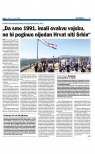 SLAVE OLUJU I HRVATSKU VOJSKU! Sramotni hvalospev lista Danas o pogromu u kom je proterano 250.000 Srba više i ne iznenanđuje! (FOTO)