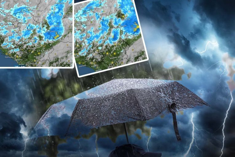 U NAREDNA DVA SATA SRUČIĆE SE I GRAD! RHMZ izdao hitno upozorenje za ove delove zemlje, ne krećite nigde bez kišobrana!