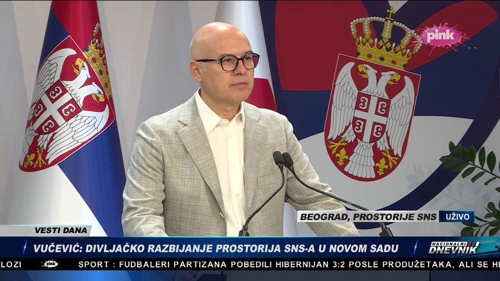 UŽIVO NA TV PINK I PINK.RS! Vučević: Blokaderi su juče temeljno kao prave hijene rasturali tuđu imovinu