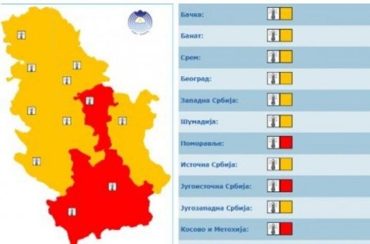 "VREME JE VRLO OPASNO"! Crveni se Srbija, popaljeni alarmi: Meteorolog otkrio kad stiže zahlađenje (FOTO)