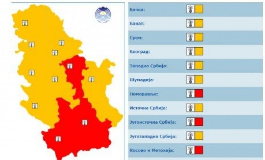 "VREME JE VRLO OPASNO"! Crveni se Srbija, popaljeni alarmi: Meteorolog otkrio kad stiže zahlađenje (FOTO)
