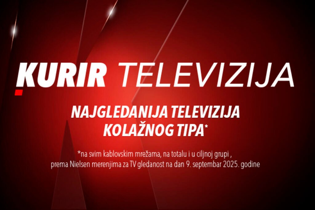 KURIR TELEVIZIJA JE I JUČE BILA NAJGLEDANIJA KABLOVSKA TELEVIZIJA KOLAŽNOG TIPA