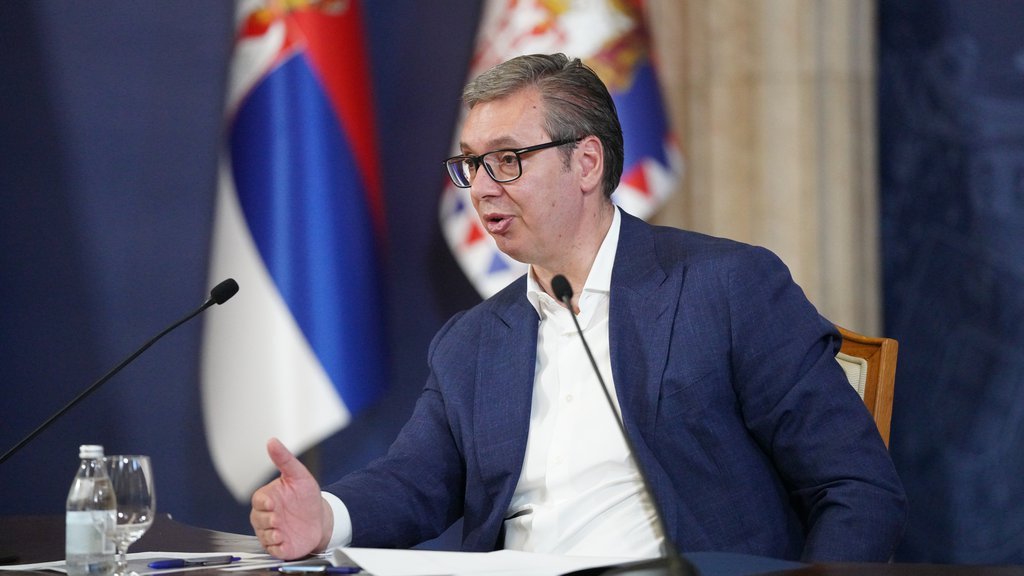 VUČIĆ SUTRA SA KOMANDANTOM NACIONALNE GARDE OHAJA Vudraf u poseti Beogradu