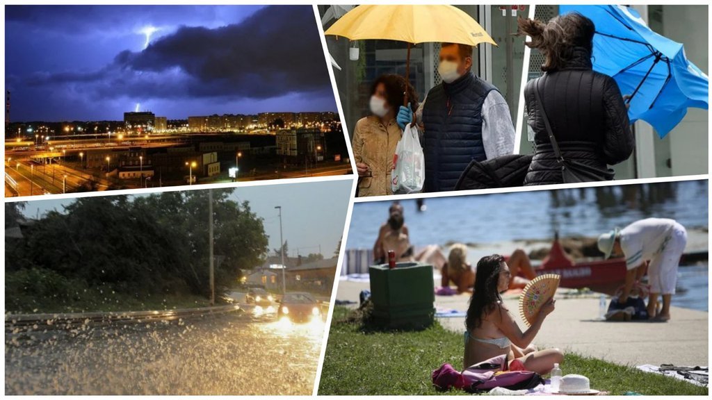 Vrelo, ali oblačno, a evo gde će biti pljuskovi i olujni udari košave