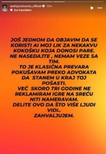 ANDRIJA MILOŠEVIĆ ŽRTVA PREVARE! Glumac se hitno oglasio i sve otkrio!