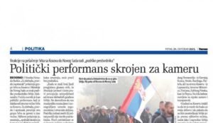 ANTISRPSKIM LICEMERIMA SMETAJU SRPSKE ZASTAVE! Kada Srbi sa Kosova i Metohije šetaju to je "politički performans", a zastave Hamasa su im "praznik za oči i dušu"!