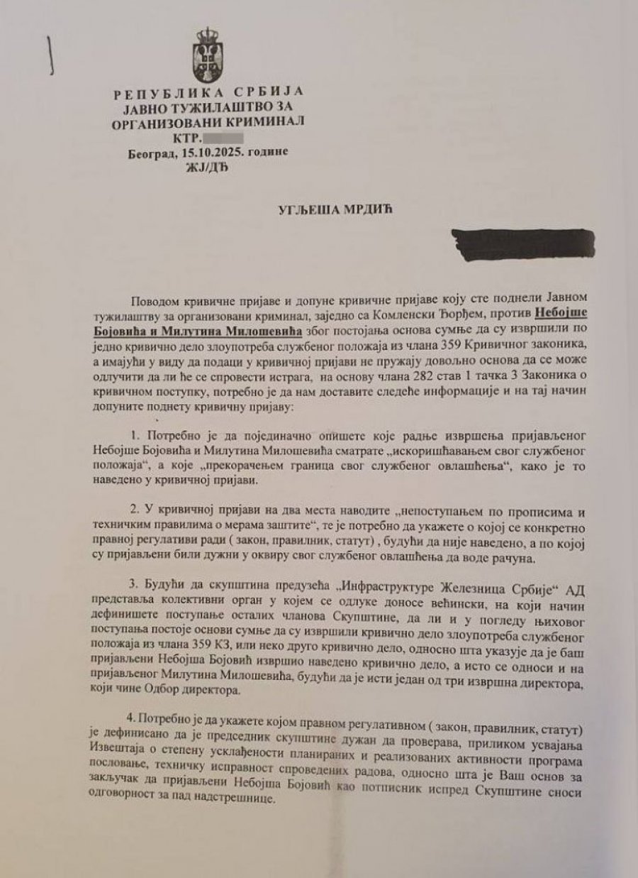 KAKAV SKANDAL! TOK od poslanika Uglješe Mrdića traži dokaze protiv Nebojše Bojovića i Milutina Miloševića: "To je njihov posao koji neće da urade"! (FOTO)