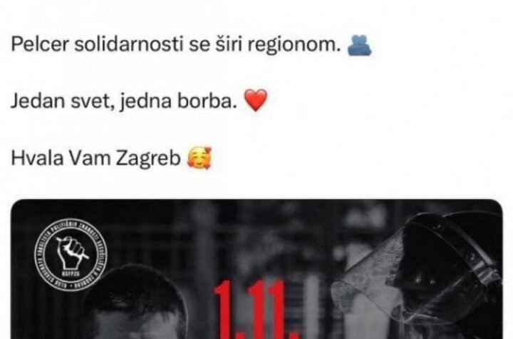 SADA JE JASNO KO STOJI IZA POKUŠAJA RUŠENJA SRBIJE! Protesti "podrške" blokaderima i u Zagrebu (FOTO)