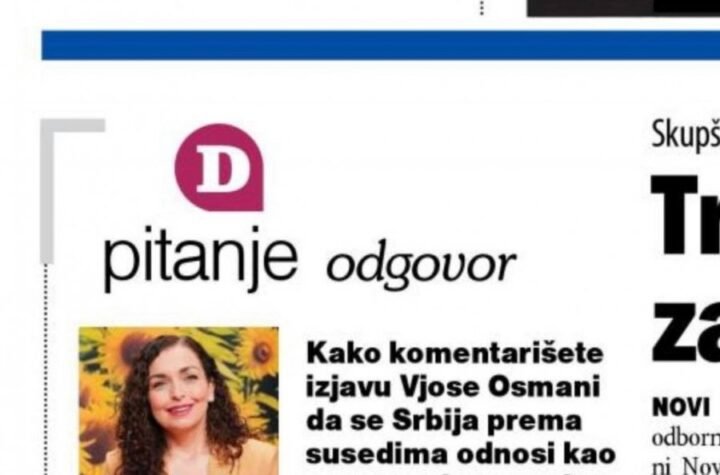 SRAMOTA! OPOZICIONI LIST DOZVOLIO JEZIVE REČI i PODRŽAO OSMANIJEVU! Srbiju nazivaju disfunkcionalnom državom, Vučića agresorom!