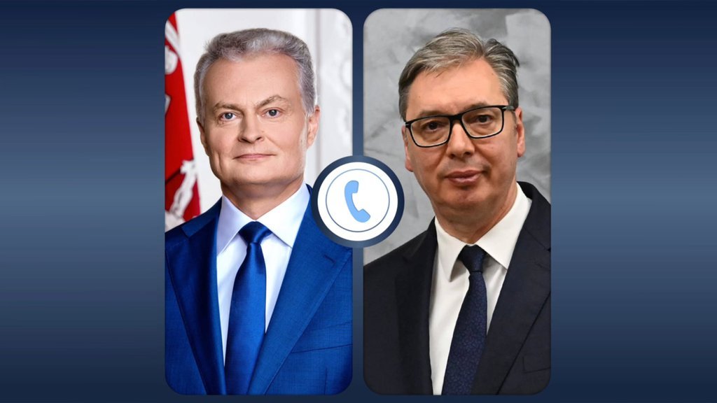 'ISTAKAO SAM DA JE ČLANSTVO U EU STRATEŠKO OPREDELJENJE SRBIJE' Vučić razgovarao sa predsednikom Litvanije (FOTO)