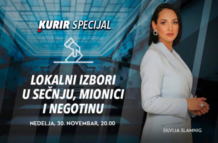 KURIR SPECIJAL - IZBORI U SEČNJU, MIONICI I NEGOTINU – večeras od 20.00 na Kurir televiziji