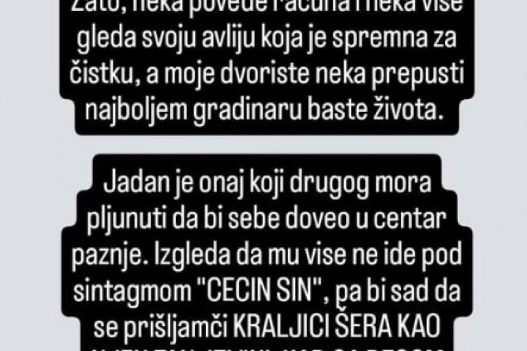 Veljko Ražnatović i Jovana Jeremić