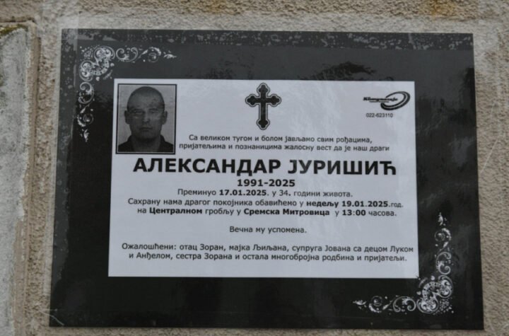 PETORICA OPTUŽENIH ZA LIKVIDACIJU ALEKSANDRA JURIŠIĆA OSTAJU U PRITVORU! Izrešetali sina poznatog biznismena u Sremskoj Mitrovici na kućnom pragu!