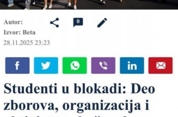POTPUNI I NAJVEĆI DO SADA SUKOB MEĐU PLENUMAŠIMA, BLOKADERIMA I STRANKAMA! Cirkus i haos u studentskim redovima - pljušte optužbe i etiketiranje! (FOTO)