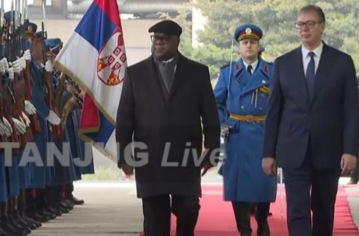 PREDSEDNIK KONGA U SRBIJI! Vučić ga svečano dočekao, sledi tet-a-tet sastanak!